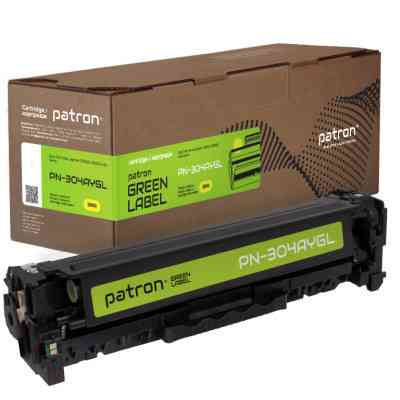 Картридж Patron HP 304A (CC532A) Green Label, yellow (PN-304AYGL) Винница