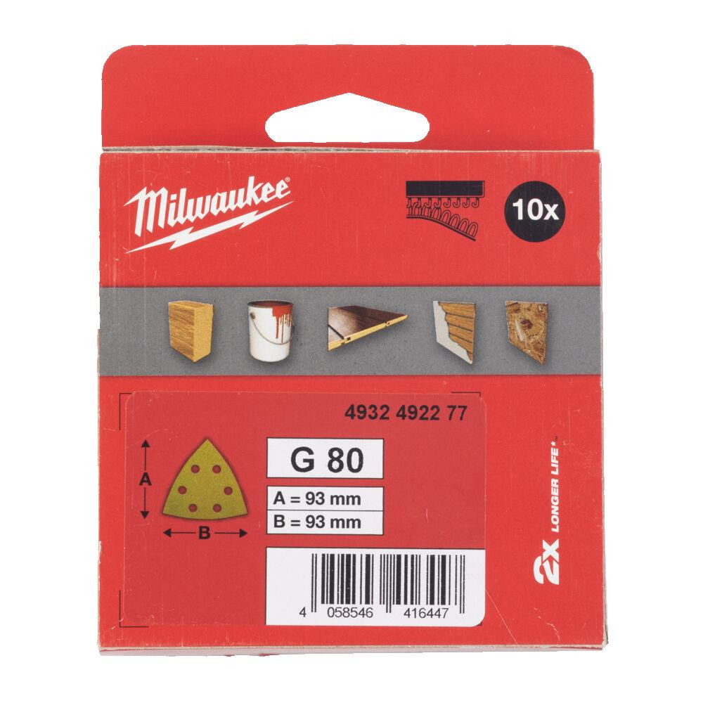 Шліфувальні листи преміум-класу HP 93 X 93 H&L GR 80 MILWAUKEE -10од. Одеса - фото 1