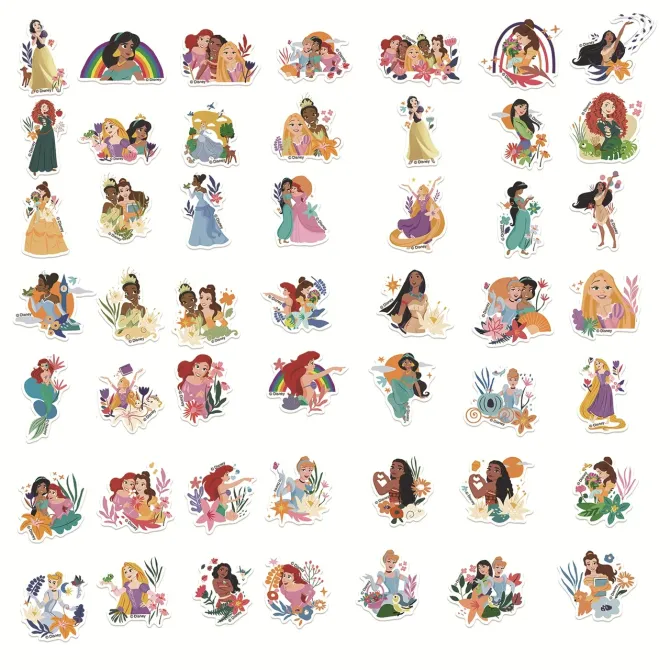 Набір вінілових наклейок Disney Princess Принцеса Запоріжжя - фото 4