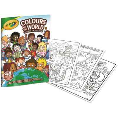 Набір для творчості Crayola Colours of the World Розмальовка, 48 сторінок (04-2668) Вінниця