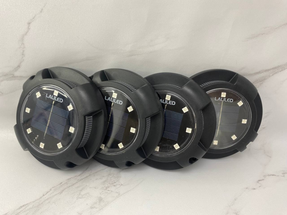 Б/у Уличный грунтовый светильник на солнечной батарее Laliled Disk Lights A19 6 LED IP65 Теплый белоснежный свет Киев - изображение 6
