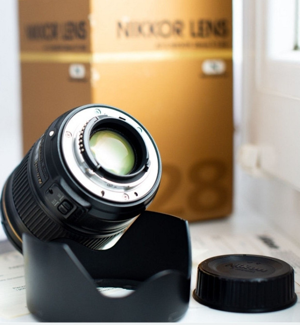 Объектив Nikon 28mm f/1.8G AF-S Nikkor в качестве 24mm 35mm 1.4g. Харьков - изображение 2