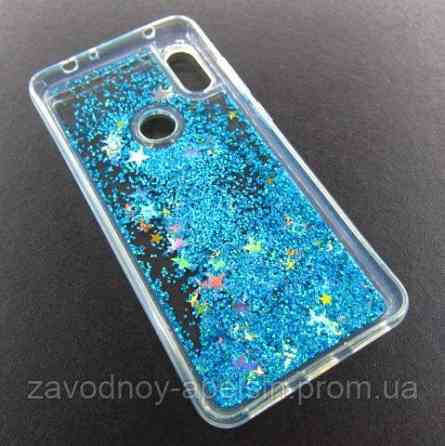 Xiaomi Redmi Note 6 чохол акваріум плаваючі блискітки Одеса