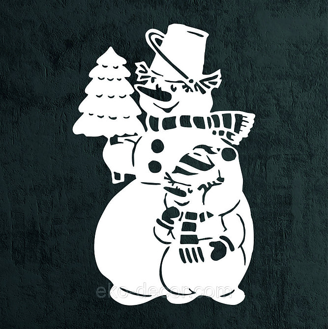 Декоративное настенное Панно «Снеговик», Декор на стену Киев - изображение 7