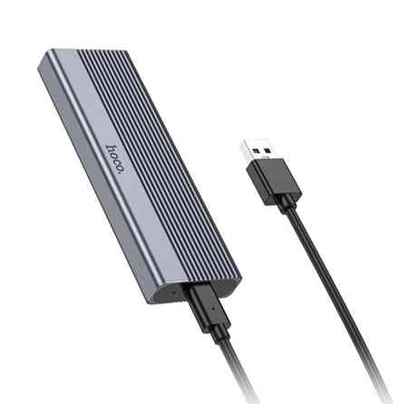 Зовнішня кишеня для SSD HOCO HB47 M. 2 Enclosure, сіра Винница