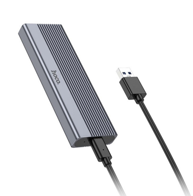 Зовнішня кишеня для SSD HOCO HB47 M. 2 Enclosure, сіра Винница - изображение 1