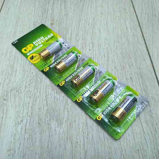 Батарейка GP 23A Alkaline 12V — високовольтна лужна батарея для пультів і сигналізацій (уп. 5 шт) Харків