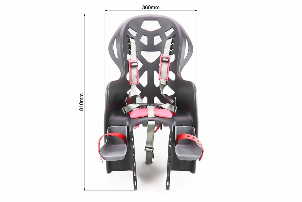 Сидіння для перевезення дітей пластмасове заднє, кріпл. на багажник, п'ятиточковий ремінь безпеки, BC-195 Киев - изображение 3