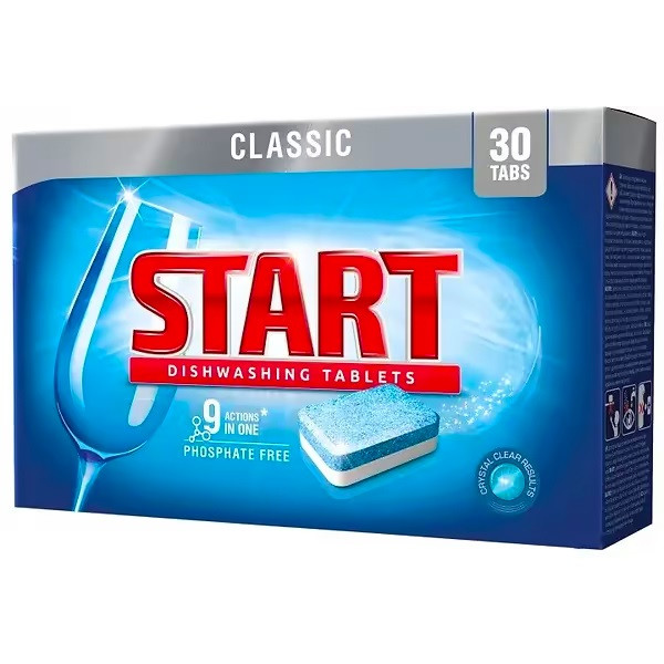 Start Classic Таблетки для посудомийних машин 30 шт Гостомель - фото 1