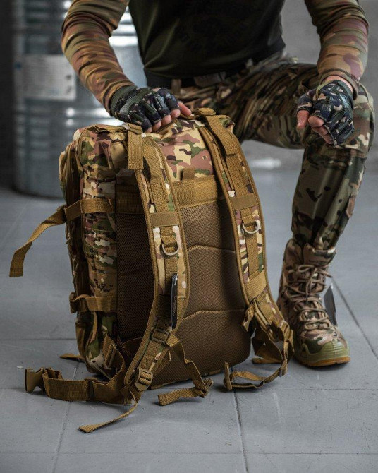 РЮКЗАК ТАКТИЧЕСКИЙ 2Е, 45Л, LASER CUT мультикам  НШ6325 полка 30-02 Одесса - изображение 4