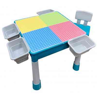 Дитячий стіл Microlab Toys Конструктор Ігровий Центр + 1 стілець (GT-16) Вінниця