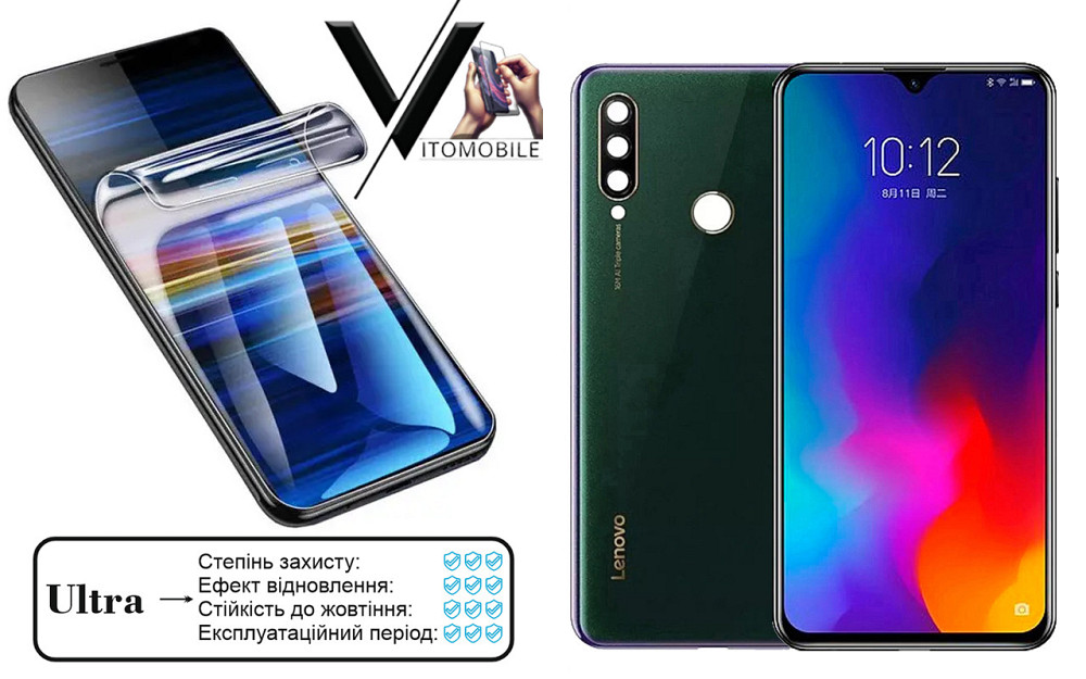 Полиуретановая пленка Ultra для Lenovo K10 Note – минимальная толщина, максимальная защита! Киев - изображение 1