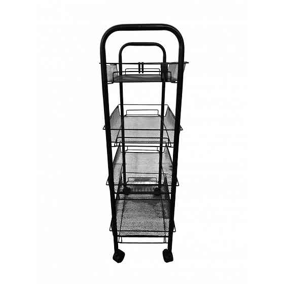 Стелаж етажерка з полицями на колесах Bonro B-074 візок Київ