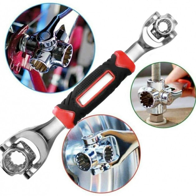 Универсальный ключ 48 в 1 Universal Tiger Wrench PRO original Сверхпрочный, набор универсальных ключей CK-68 Львов - изображение 9