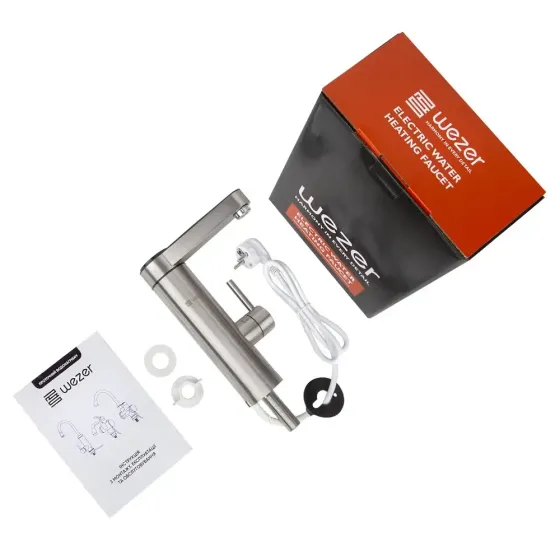 Проточний водонагрівач WEZER поворотний вилив, датчик темп., 3,3 кВт Київ