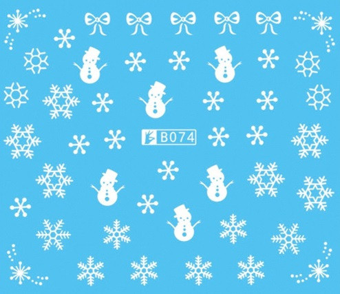 Слайдери для нігтів новорічні - розмір стікера 5*6см, інструкція по застосуванню в описі товару) Київ - фото 1