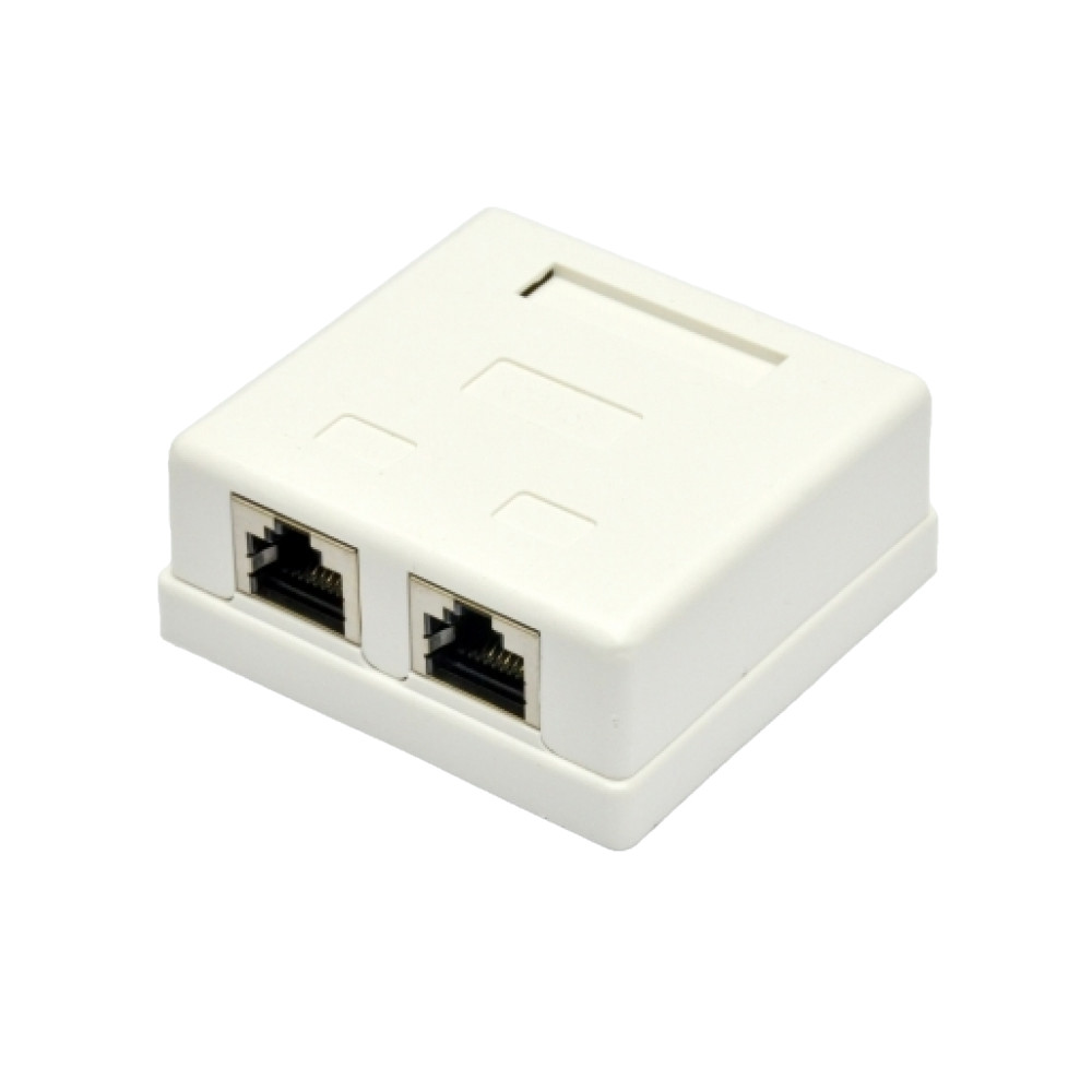 Розетка зовнішня EPNew 2хSTP, кат. 6, RJ45 Київ - фото 1