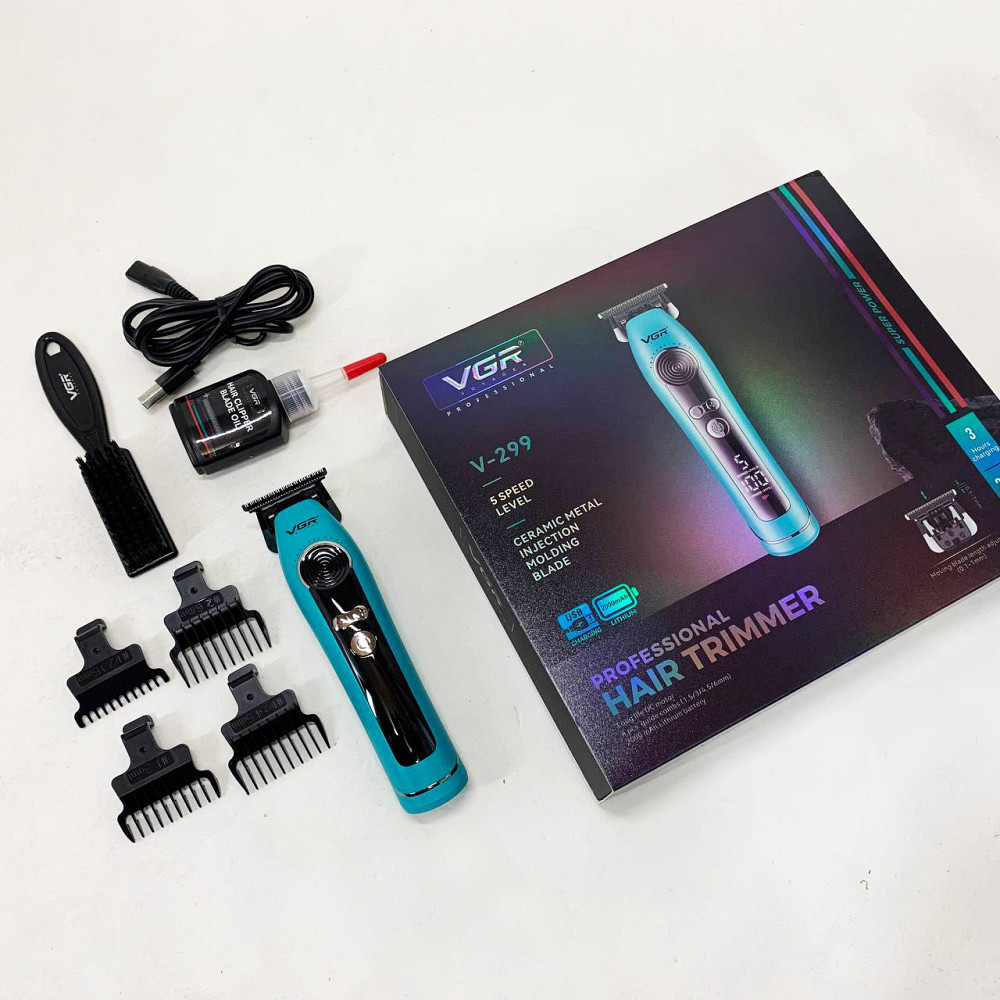 Машинка для різних стрижок акумуляторна VGR, Універсальна машинка для стрижки голови та бороди OG-63 Львів - фото 15