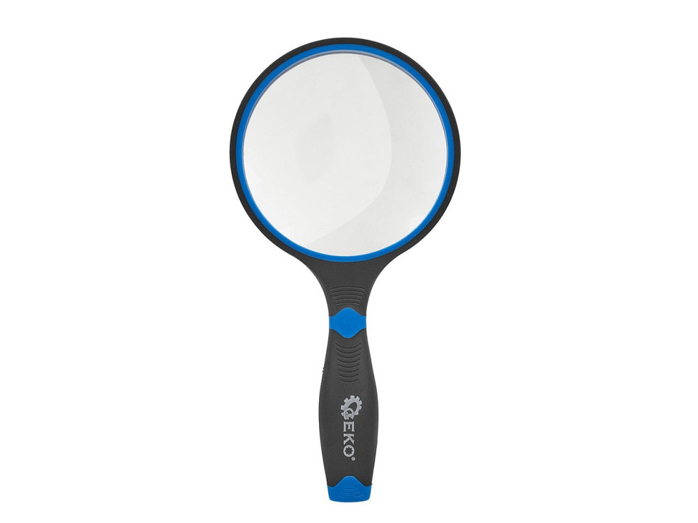 Лупа "GeKo"  3x (3-кратна), діаметр скла 100мм, загальна довжина 225мм Київ - фото 2