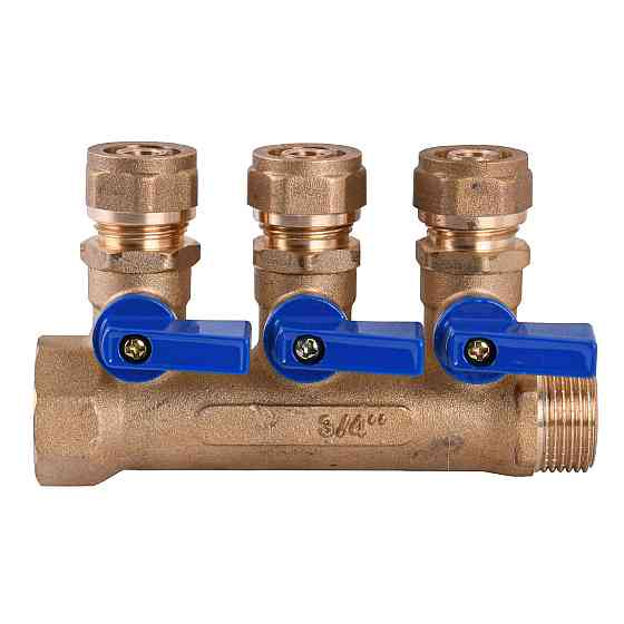 Колектор CRISTAL 3/4х16 ″3-ою з перекриванням (NM-1018) Тернопіль