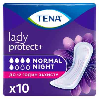 Урологические прокладки Tena Lady Normal Night 10 шт. (7322541185477) Винница