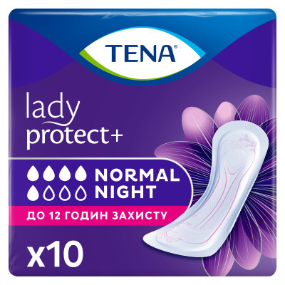 Урологічні прокладки Tena Lady Normal Night 10 шт. (7322541185477) Вінниця - фото 1