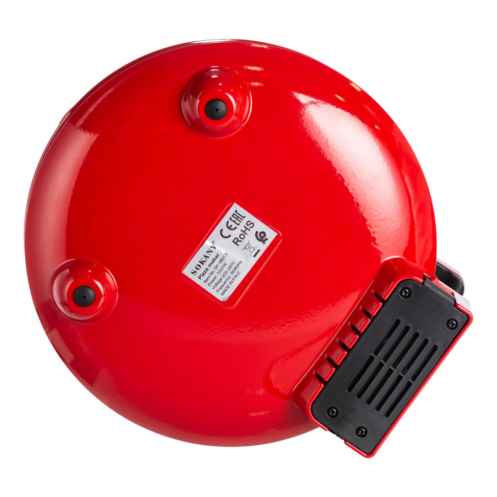 Піца мейкер електрична 1000 Вт з антипригарним покриттям і подвійним нагріванням Sokany SK-08013 Коломия - фото 5