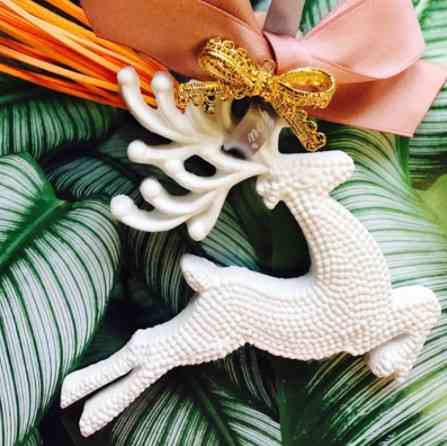 Молд силиконовый Олень 14 на 14 см серый Киев