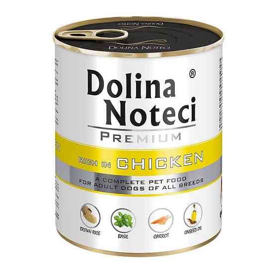 Dolina Noteci Premium (Долина Нотечі Преміум) консерви вологий корм для собак з куркою 800 г х 12 шт. Запоріжжя