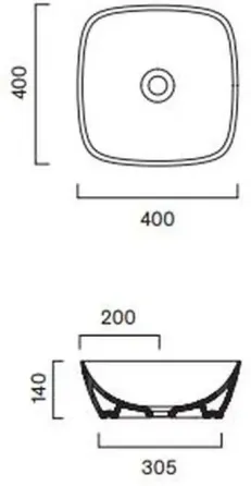 Раковина  Catalano Alvea 40x40 0622400031 Київ