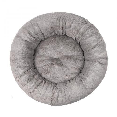Лежак Pet Fashion «Soft» для собак та котів, 48х48х17 см, ciрий Київ - фото 1