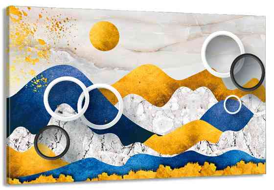 Картина холст в гостиную / спальню Абстракція  MLP_306 80х160см Киев