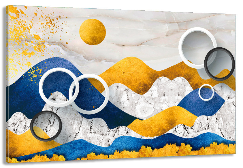 Картина холст в гостиную / спальню Абстракція  MLP_306 80х160см Киев - изображение 1