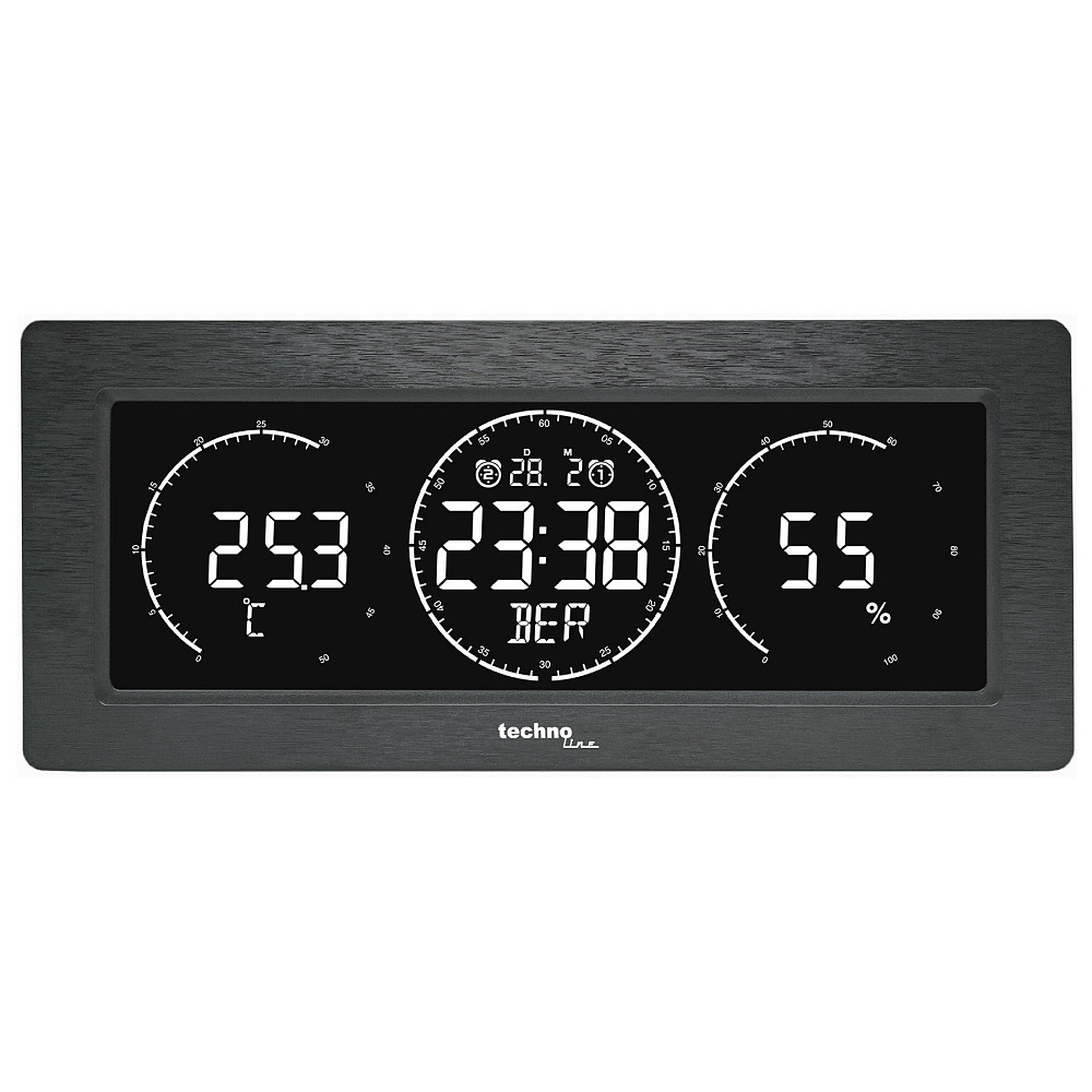 Годинник настільний Technoline WT458 Black (WT458) Киев - изображение 5