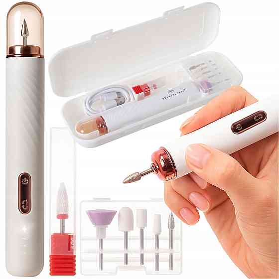 Беспроводной фрезер для маникюра и педикюра + 6 насадок Beautylushh (25805) Нововолынск