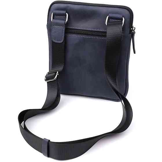 Сумка невеликого розміру для чоловіків на плече з натуральної шкіри (SHVIGEL) Київ