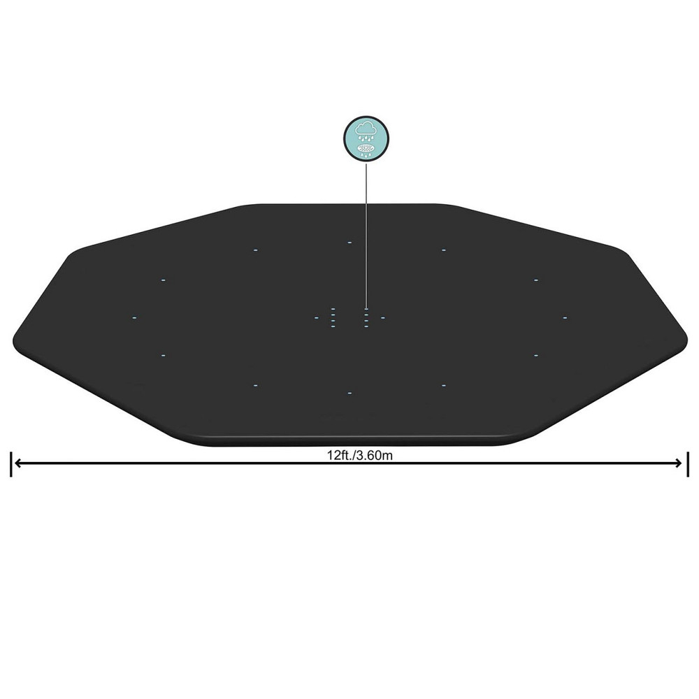 Накриття для каркасного басейну Bestway 58292 396 см Київ - фото 6