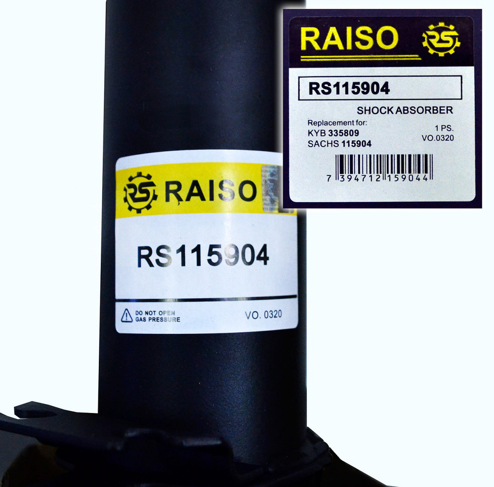 Амортизатор передний (Raiso Швеция) Мерседес Спринтер (Спарка) Mercedes Sprinter 904 96-06 #RS115904 UARDZNM22 Ковель - изображение 4