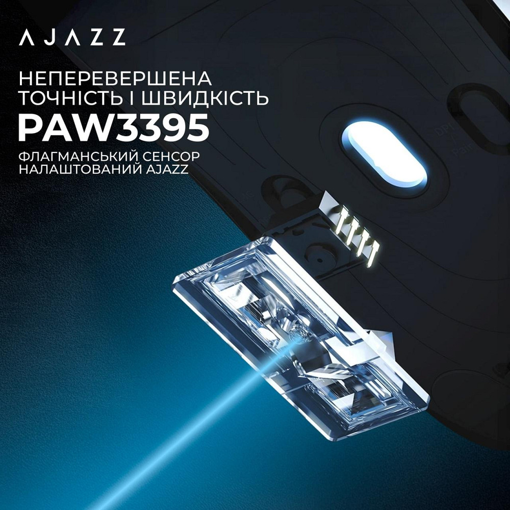 Миша бездротова Ajazz AJ159Pro Black (AJ159-PRO-B) ( Чорний ) Харків - фото 16