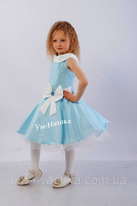 Стиляги детское нарядное платье в горох Кривой Рог - изображение 2