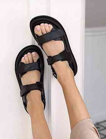 No brend Босоніжки жіночі SS-11 чорні (літо, шкіра натуральна) (5129) 37 Коломия