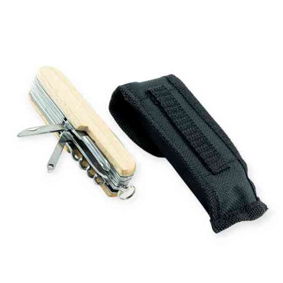 Мультиинструмент 15 в 1, L- 94мм (чехол) нержавейка, деревянная ручка Мукачево