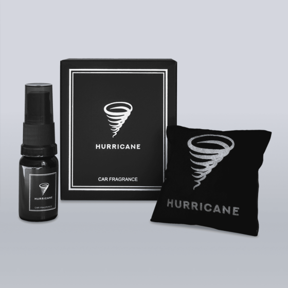 HURRICANE BLACK (STANDARD) — Сучасний автомобільний ароматизатор Ковель