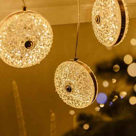 Гирлянда-штора "Диамант" 3м, теплий білий світло Київ