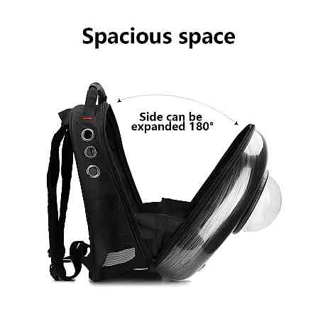 Рюкзак для транспортування кішок та собак RESTEQ, що дихає рюкзак для домашніх тварин з ілюмінатором Київ