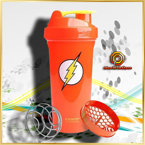 Шейкер спортивный для воды и спортивного питания SmartShake 800мл оранжевый Киев - изображение 11