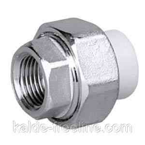 Американка Kalde Різьба внутрішня РВ ∅ 32х1" білого кольору Харків