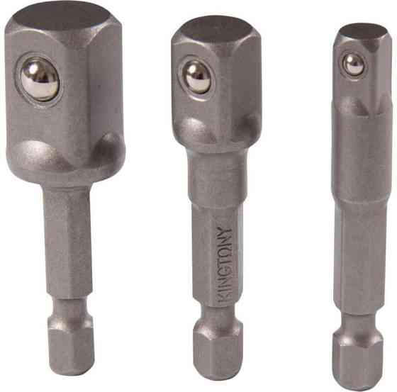 Набір перехідників бита-квадрат (для насадок торцевих) н-р 3шт Харків