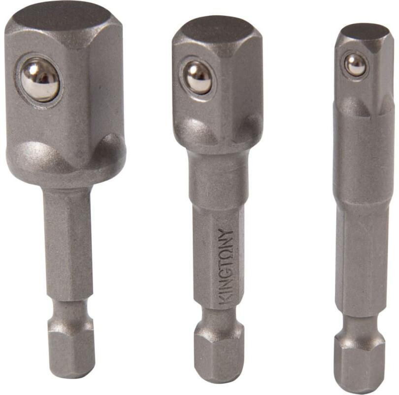 Набір перехідників бита-квадрат (для насадок торцевих) н-р 3шт Харків - фото 1