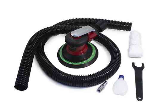 Пневмошліфувальна орбітальна машинка з примусовою системою пиловідведення 6" (150 мм,10000об/хв, Одеса